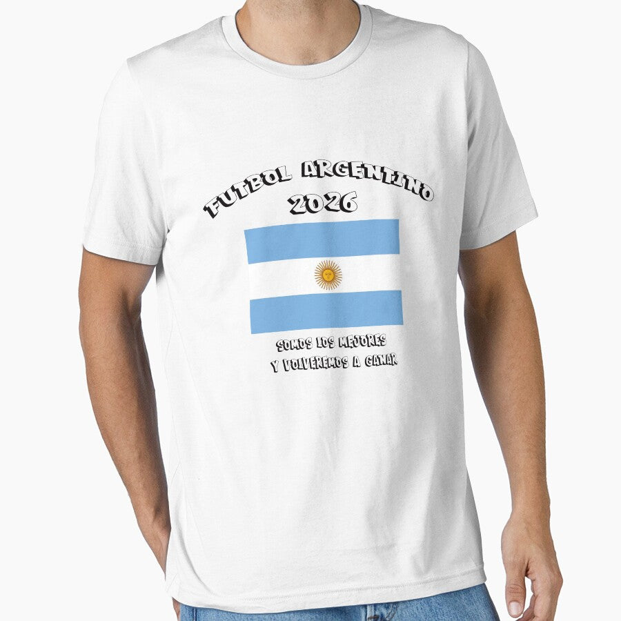 Fútbol Argentino 2026 - Somo los Mejores Fan Statement white by Basch996