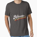 Atlanta Soccer Distressed Retro Baseball Script 404 United by noqidyz