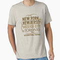 2026 International Football Host Cities Gold Graphic T-Shirt - Premium Travel & Soccer Fan Apparel by Mustaph-Shop