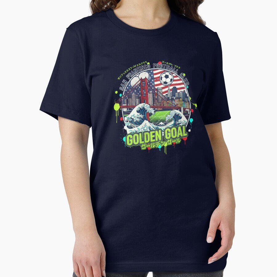 San Francisco Football Club Golden Goal - Japanese Retro Wave Style by Deviantfant