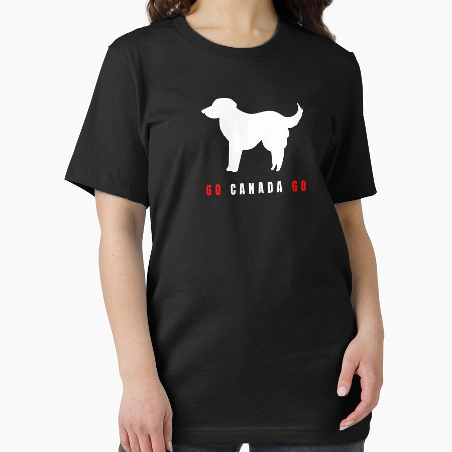 Minimalist Golden Retriever Soccer Line Art Dog (For Dark Apparel) by TailPrints