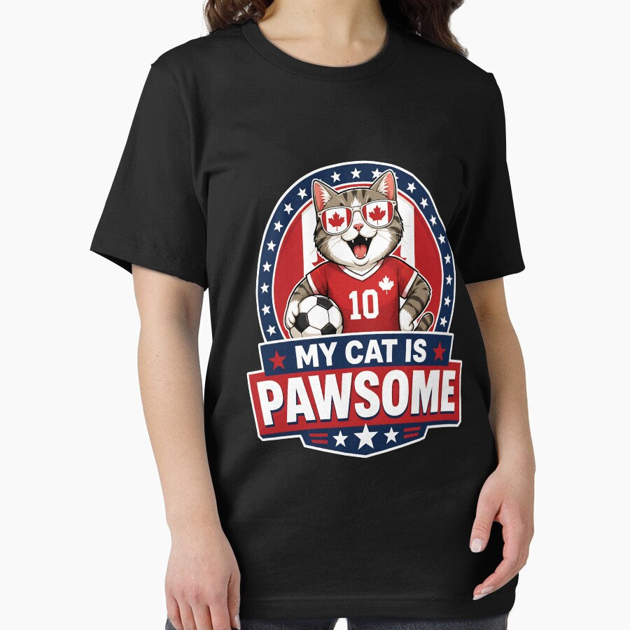 Canadian Soccer Cat by MimsTees