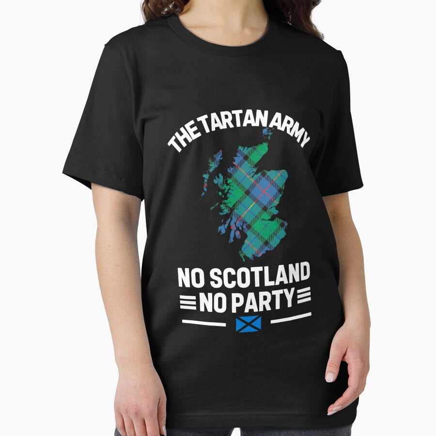 The Tartan Army Scotland Shirt No Scotland No Party by DesignForYou79