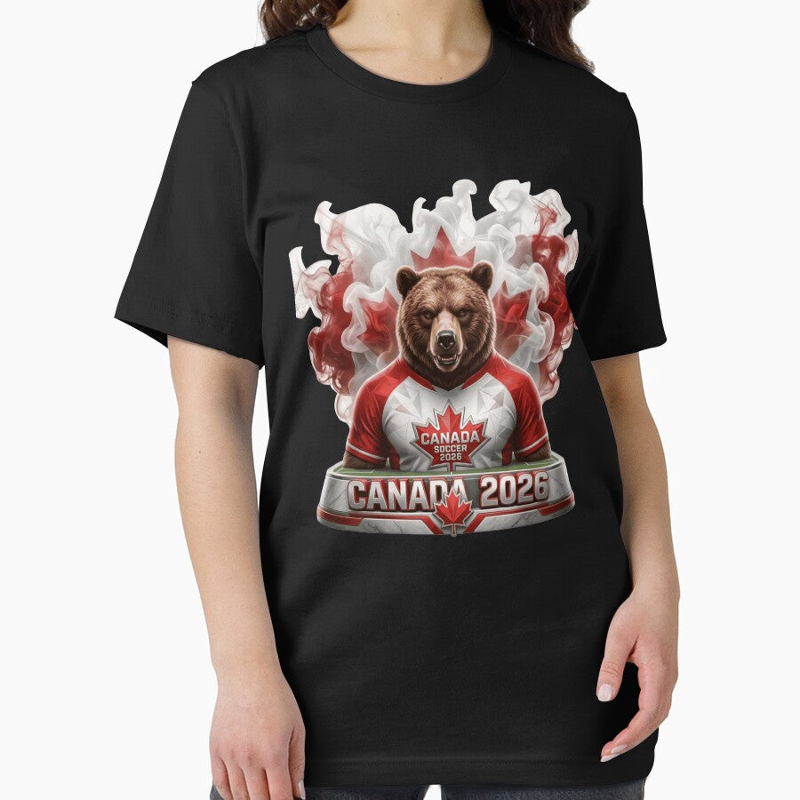 Canada Soccer Bear Mascot 2026 - Canadian Football Pride 3D by MyStore2025
