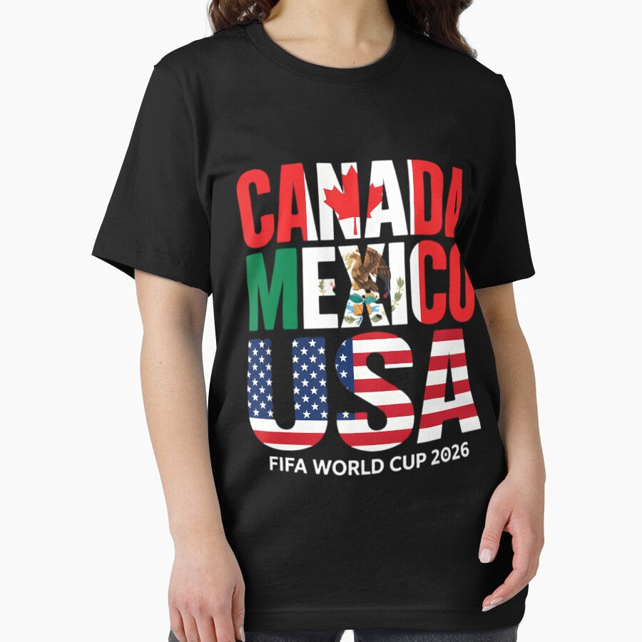 world cup 2026 hosts - canada mexico usa soccer fan by SeanVincent8