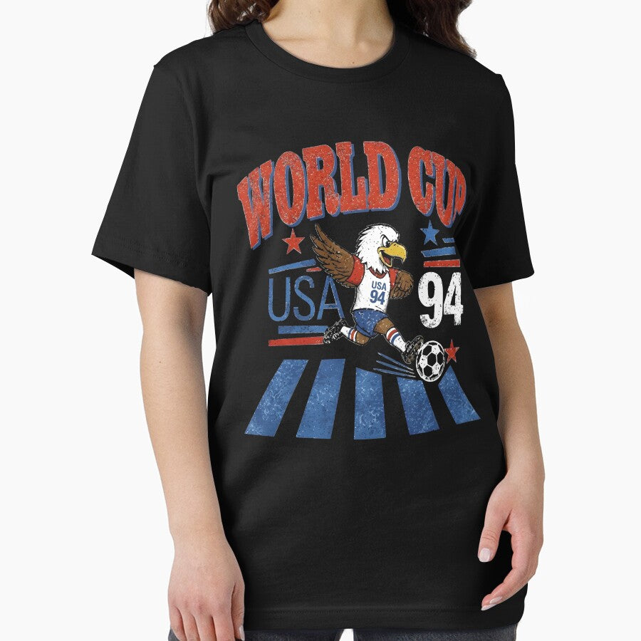 Vintage USA 94 Soccer World Cup Retro Football Fan by KAWKAW-DRHM