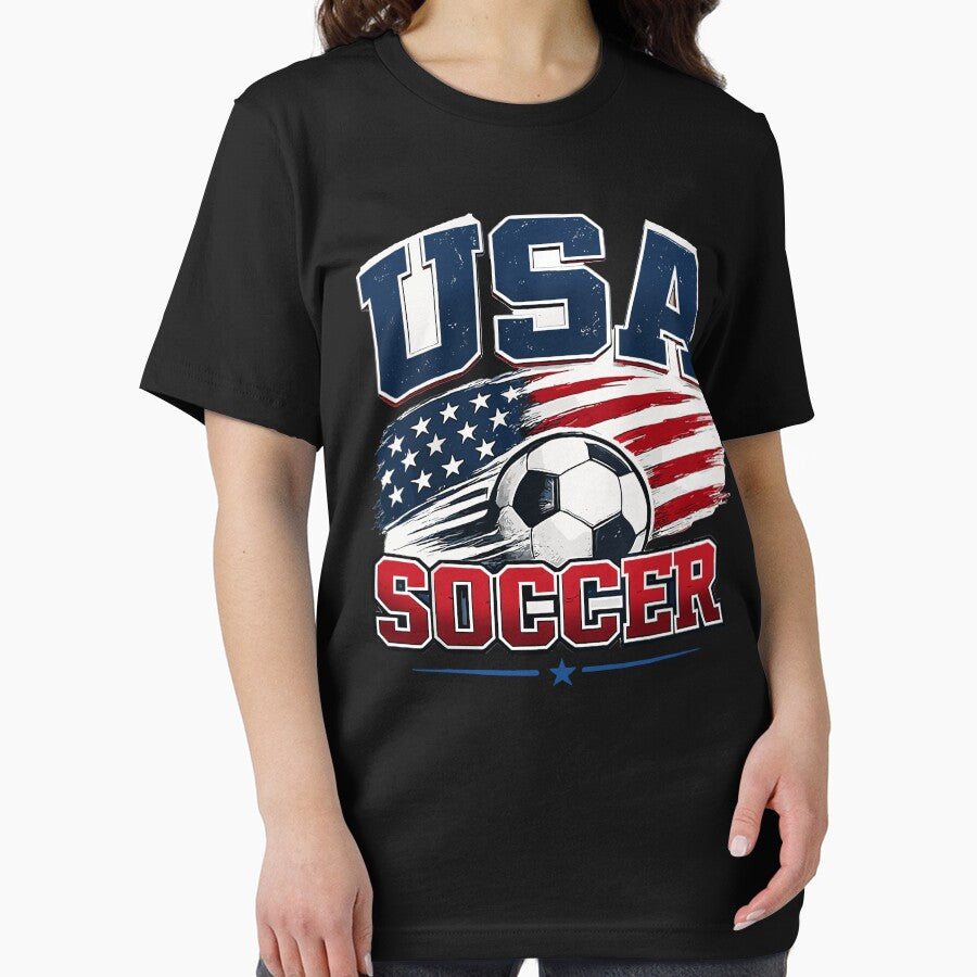 USA Soccer World 2026 Cup American Flag Graphic by PixlCrypt