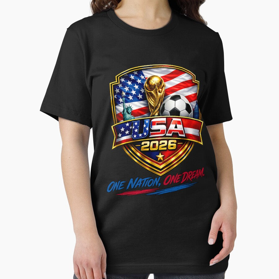 USA Football 2026 Football Fan Shirt | America Soccer Supporter Tee usa soccer national team by Huddy-clothes