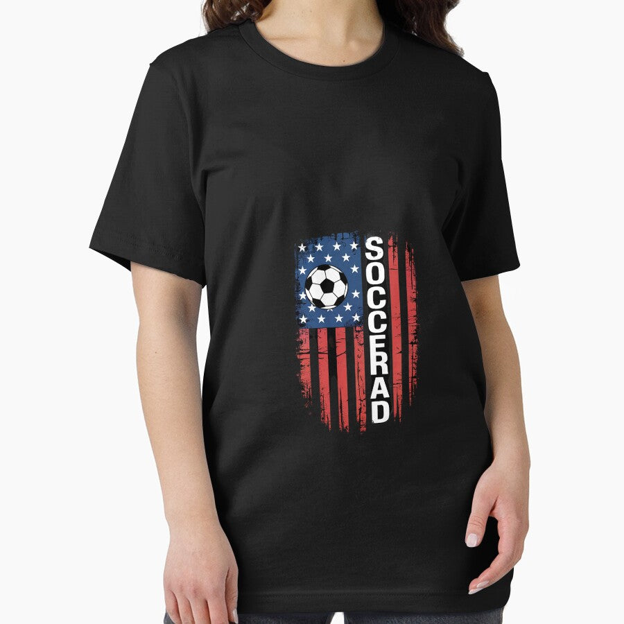 Soccer Dad USA flag All American Fathers by PowAcademy