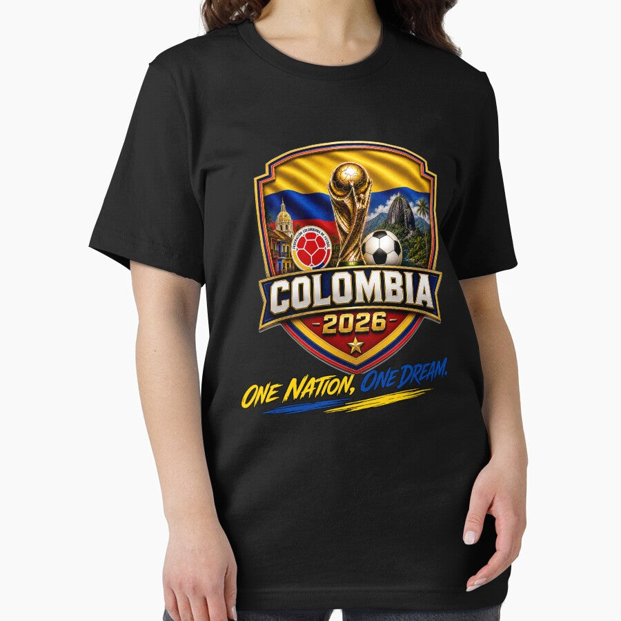 Colombia 2026 Football | Vamos Colombia | Colombia Football Passion | Colombian Soccer Fan Shirt by Huddy-clothes