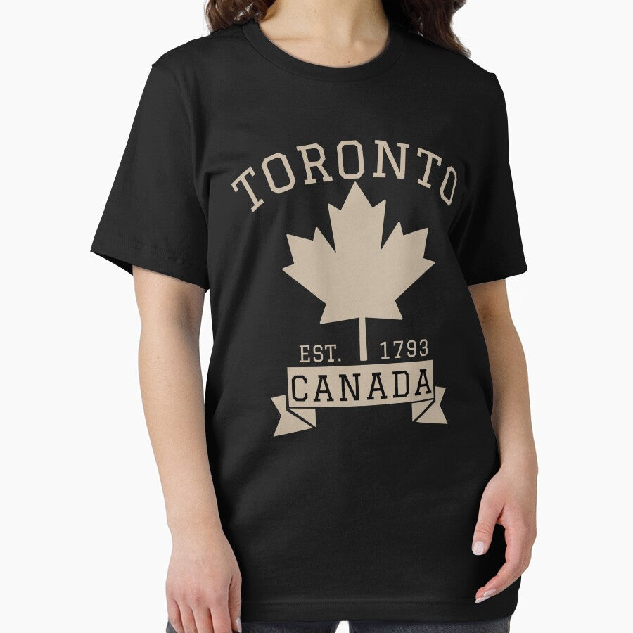 Toronto Canada Maple Leaf Vintage Athletic College Style by Hoiho Adventure Shirts