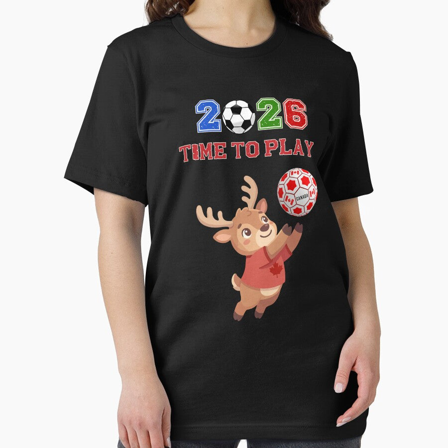 Canada Soccer Moose 2026 Time To Play Football Mascot by area248