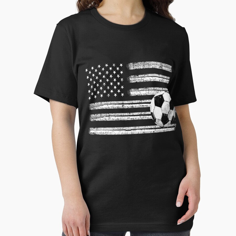 VINTAGE USA SOCCER FLAG by omgsavariya