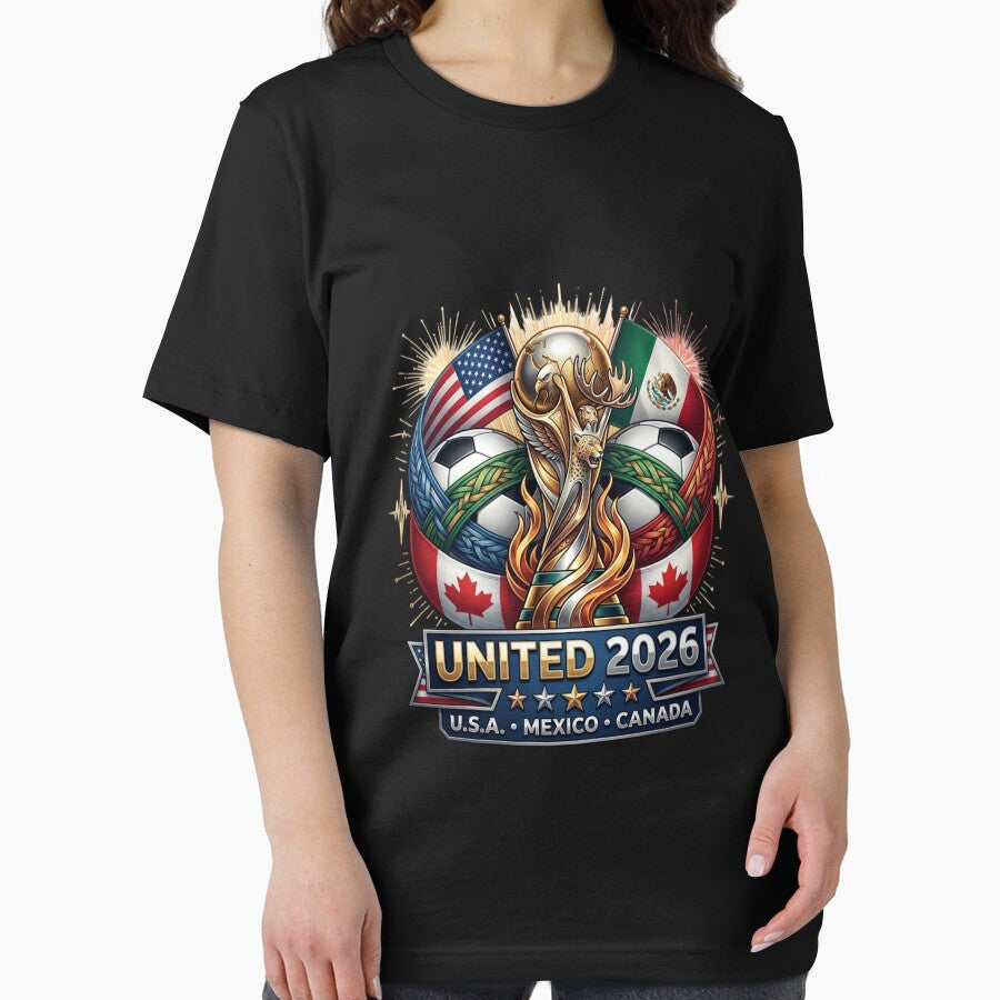 United 2026 Soccer Nations Trophy - USA Mexico Canada Mascot Art by MyStore2025