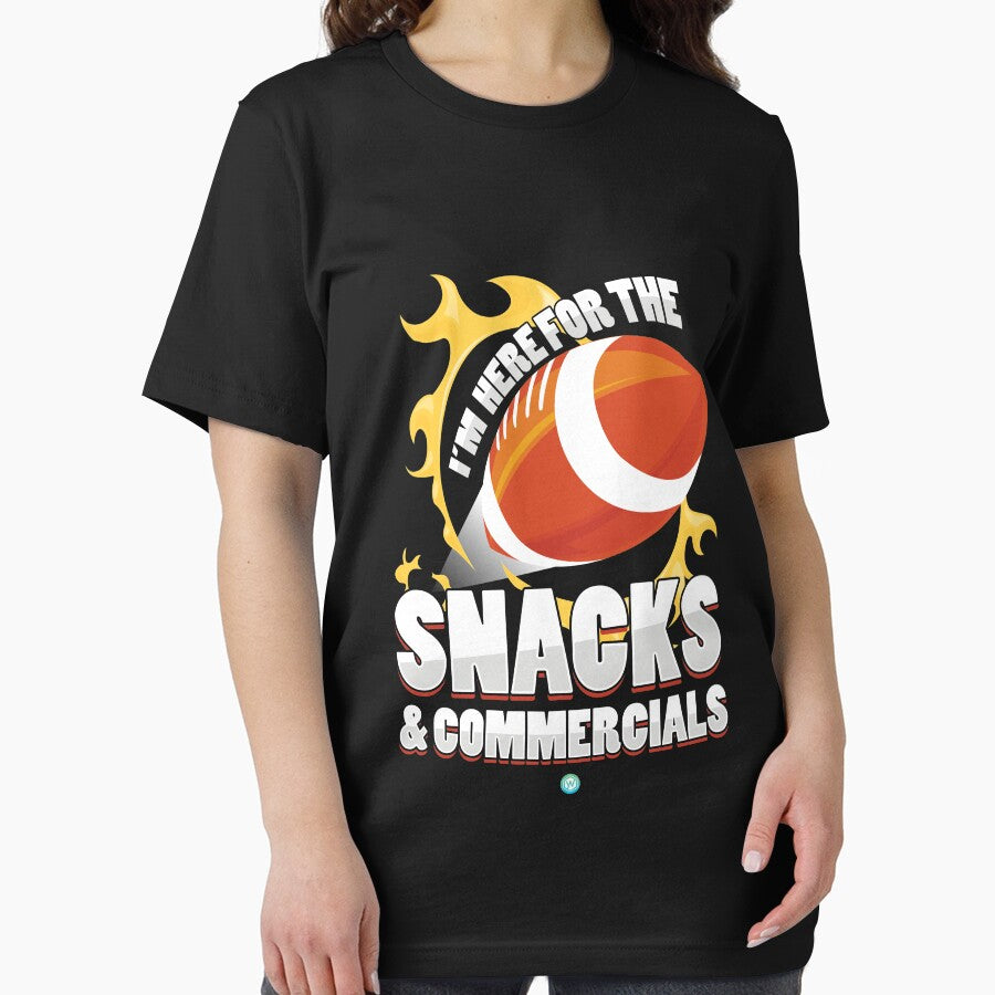 American Football - Snacks and Commercials Football Gift by woormle