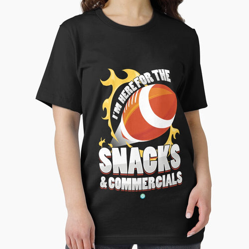 American Football - Snacks and Commercials Football Gift by woormle