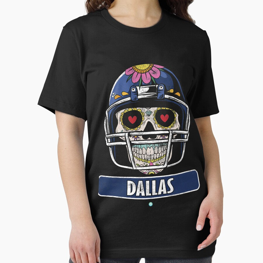 American Football - Dallas Skull Football Gift by woormle