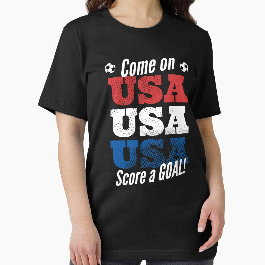 USA World Cup Soccer Fan Score a Goal by oberdoofus