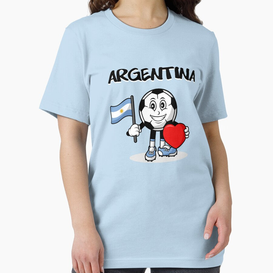 Cute Argentina Football Lover Design by Salukeart