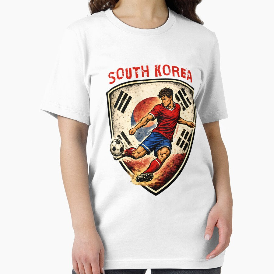 South Korea - 2026 Futbol Retro Style by Tee Nook