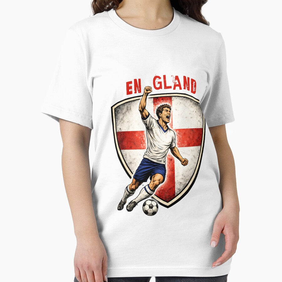 England - 2026 Futbol Retro Style by Tee Nook