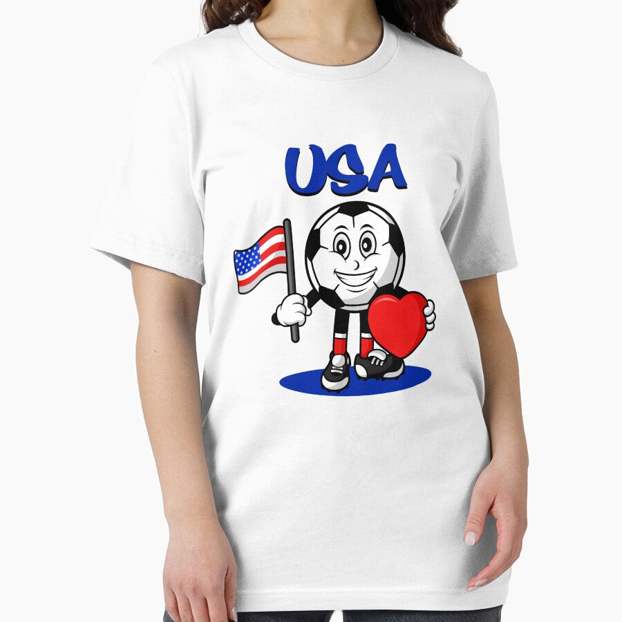 Cute USA Football Lover Design by Salukeart