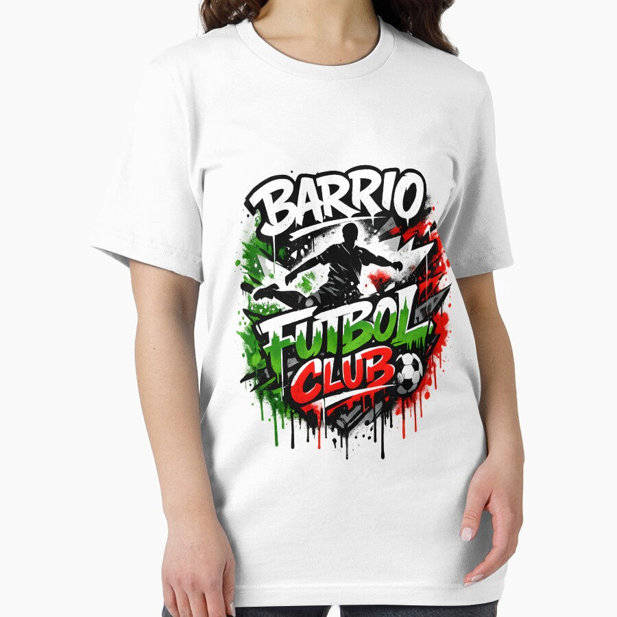 Barrio Futbol Club Mexico Street Soccer Graphic T-Shirt by DREAMBURN™