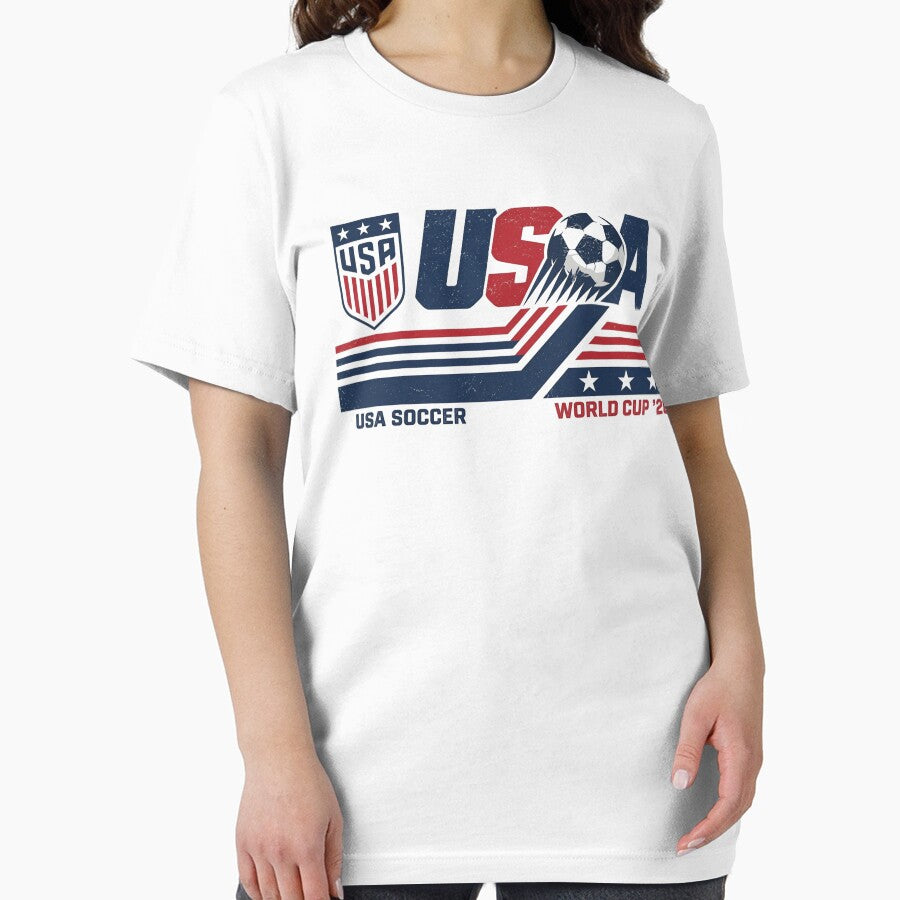 USA Soccer World Cup 2026, Vintage USA Football Fan - USA World Cup 2026 by EiruDamian