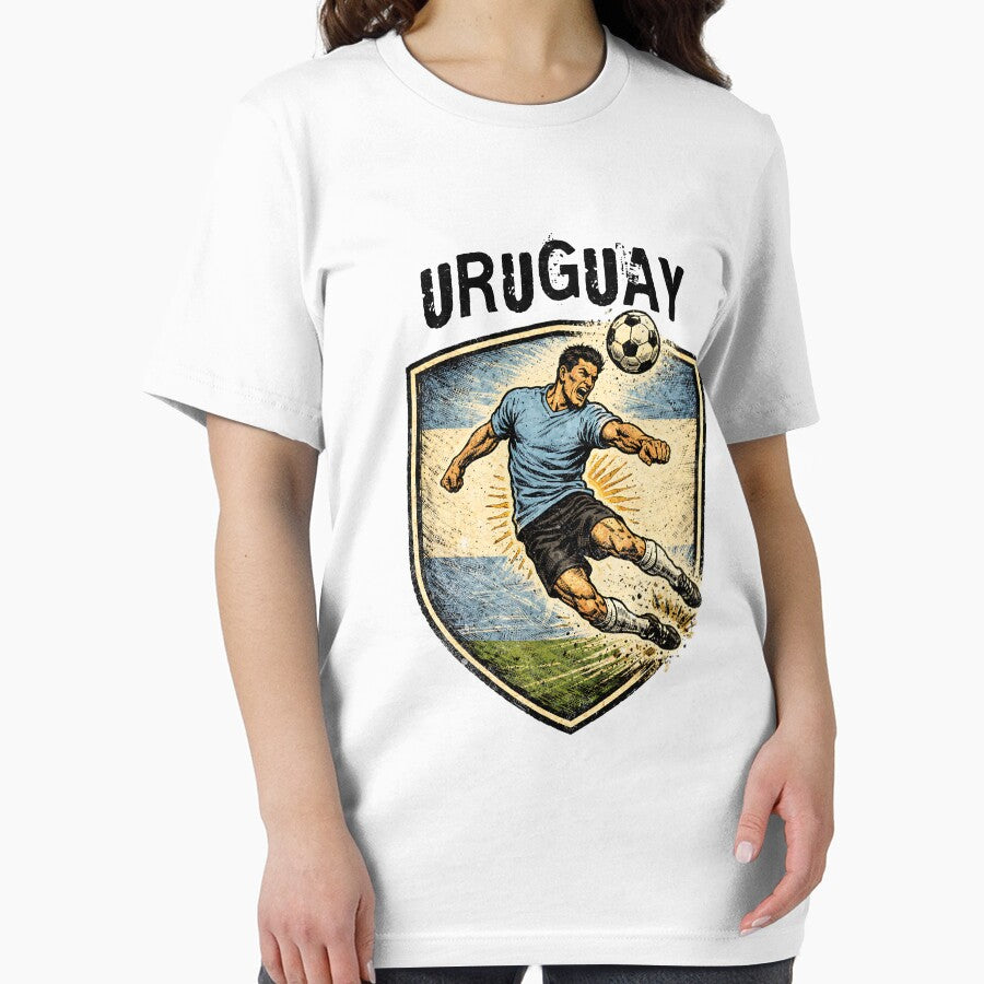 Vintage Uruguay - 2026 Futbol Retro Style by Tee Nook