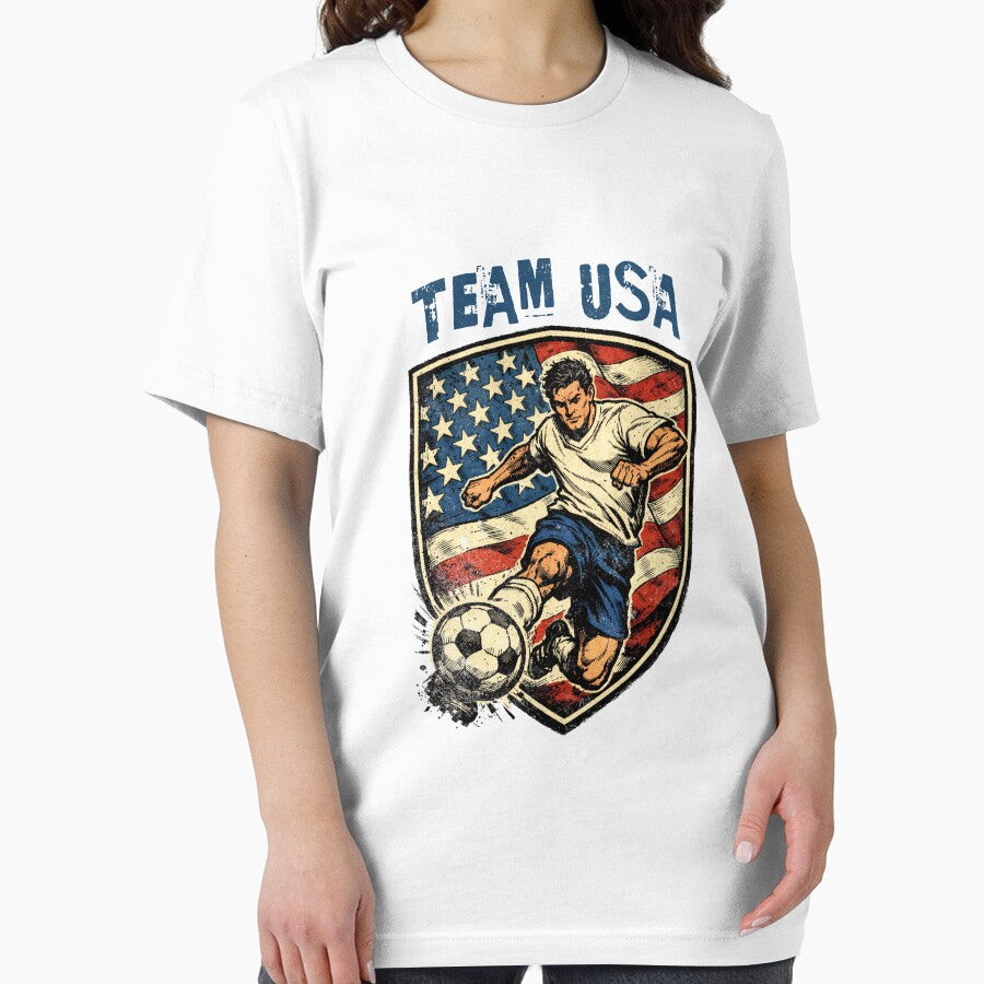 Vintage USA - 2026 Futbol Retro Style by Tee Nook