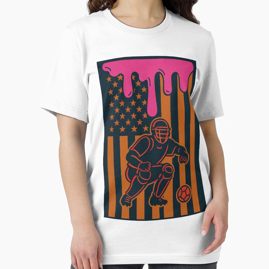 Cool Goalkeeper Graphic USA Flag Soccer Design by comfyyy