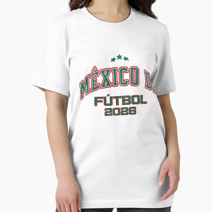 México DF Fútbol 2026 - Vintage Soccer Fan Gear | Lateawear by Tee Nook