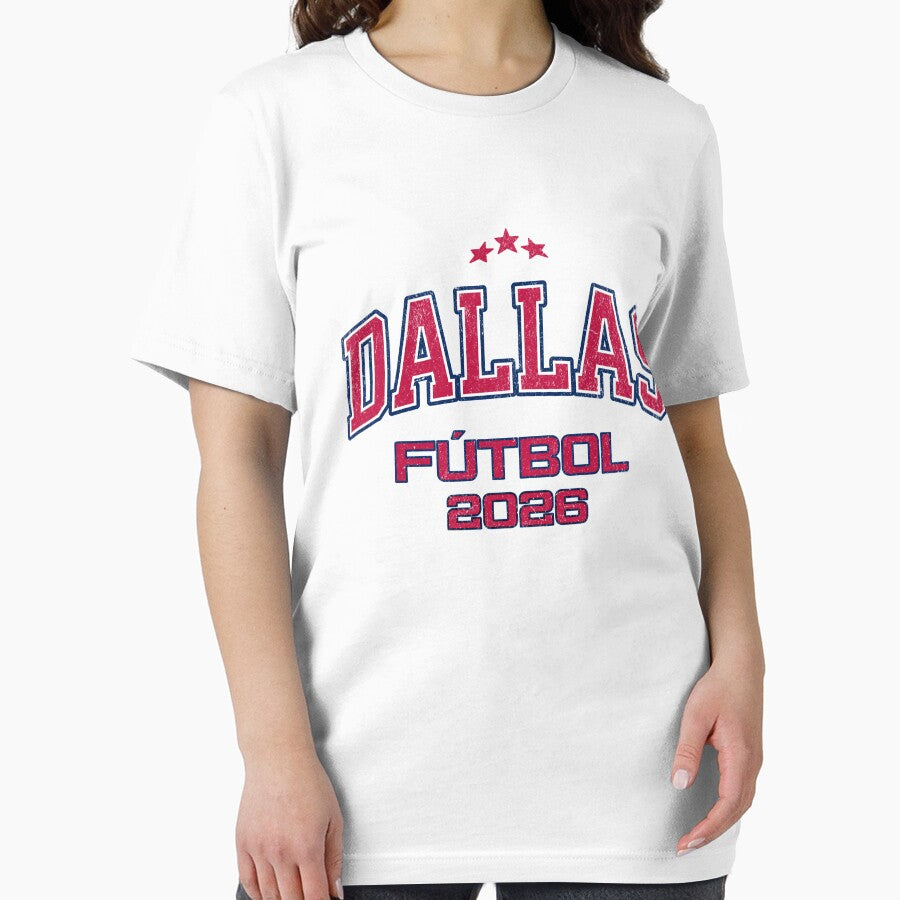 DallasFútbol 2026 - Vintage Soccer Fan Gear | Lateawear by Tee Nook