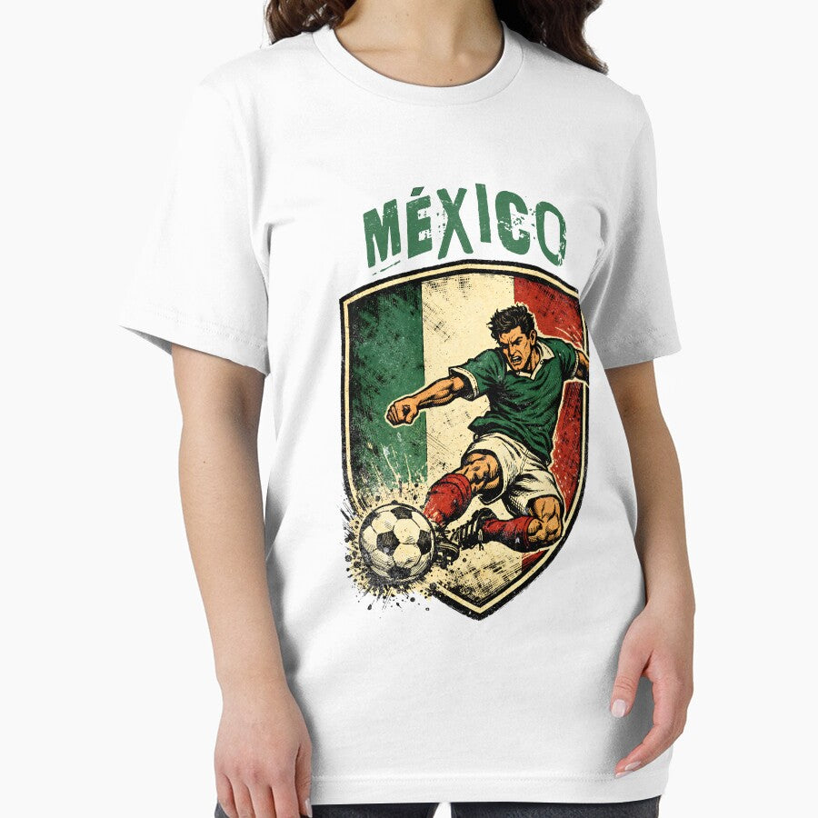 Vintage México- 2026 Futbol Retro Style by Tee Nook