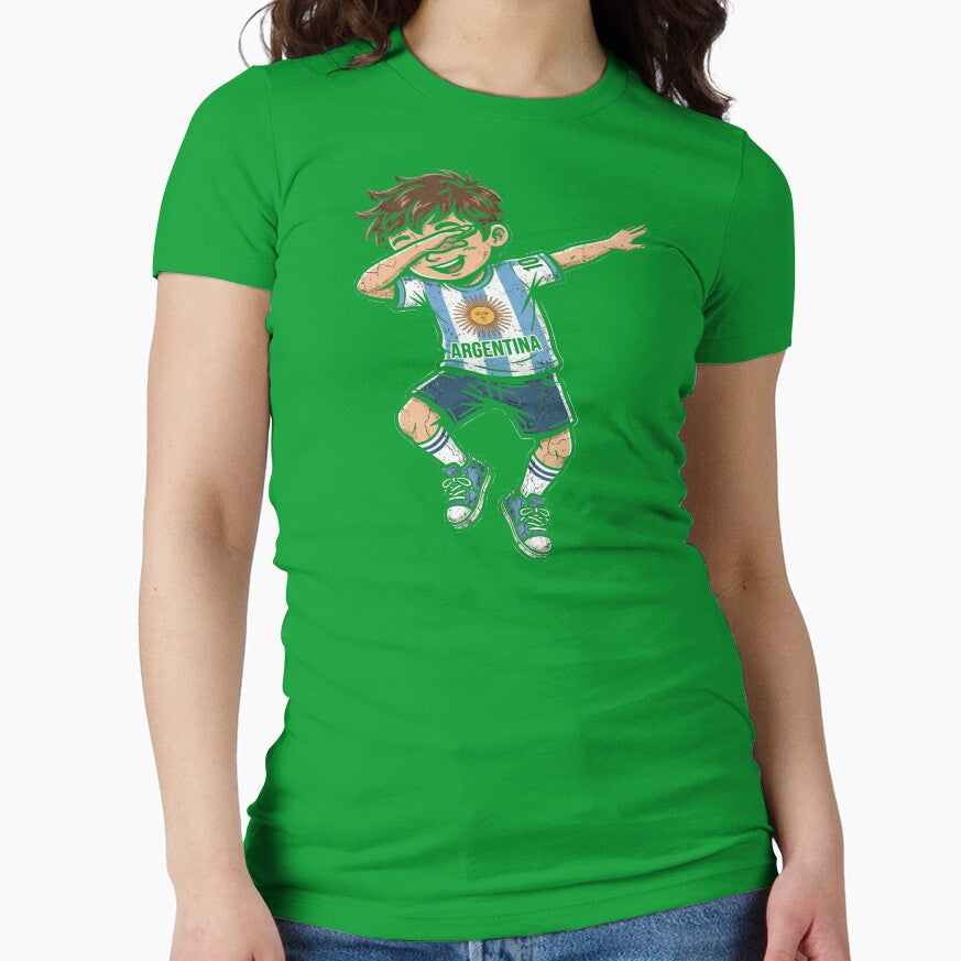 Soccer Boy Dabbing Argentina by FinovaGate