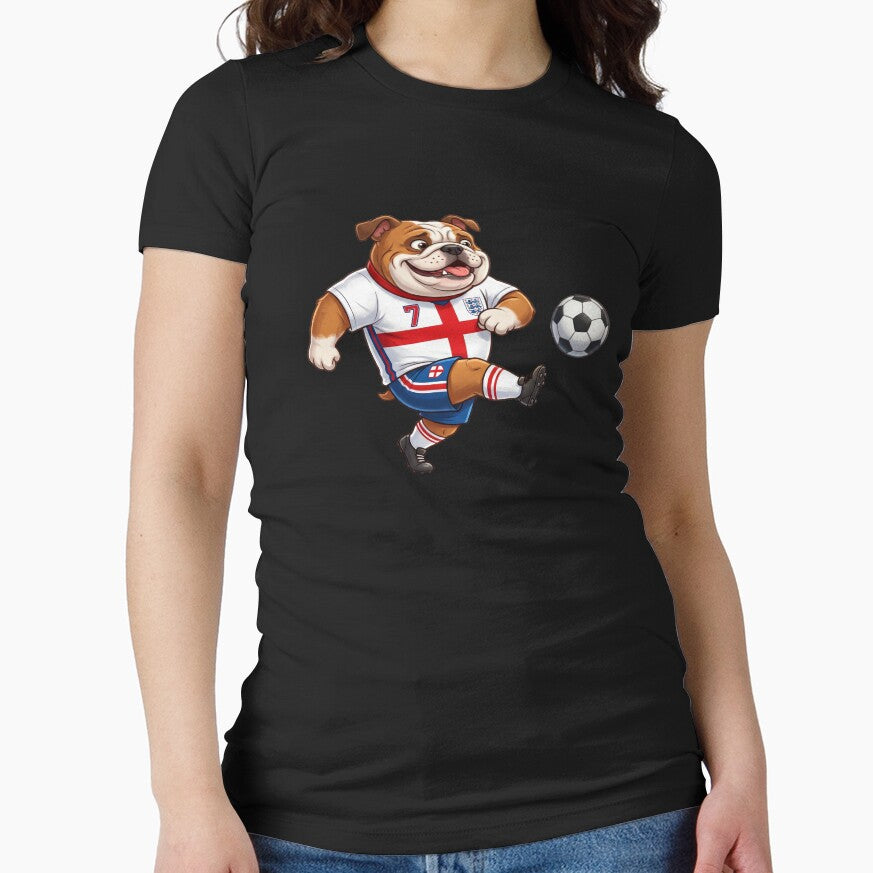 England Bulldog — Football World Cup 2026 Cartoon Mascot Sticker by David Mateo ArtWorks