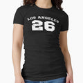 Los Angeles 2026 Vintage Distressed Soccer Football Design by BluecidDesign