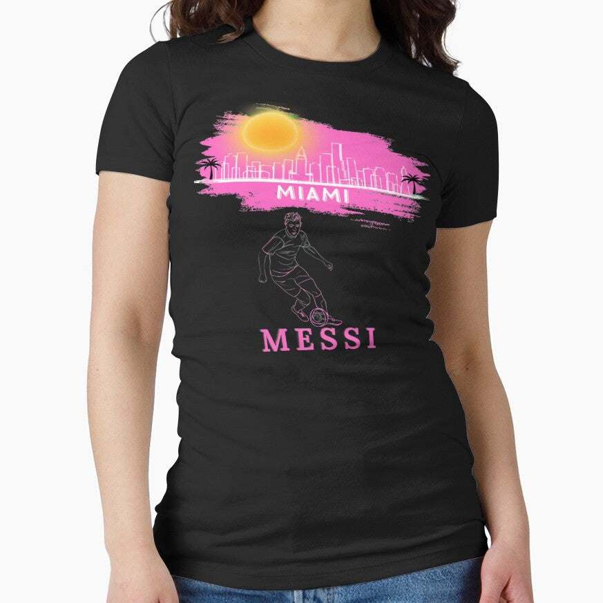 Unisex Miami Messi T-shirt Inter Soccer Fan tshirt Lionel graphic tee Football goat shirt gifts Futbol fans gift world cup winner jersey by zuynie
