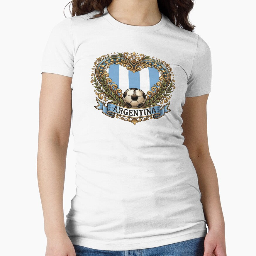 Argentina Emblem Light Blue White — Soccer World Cup 2026 by David Mateo ArtWorks