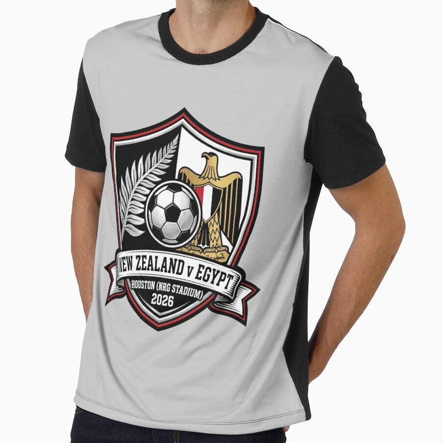 New Zealand Egypt Soccer 2026 Houston Athletic Crest by Pride Emblem Prints