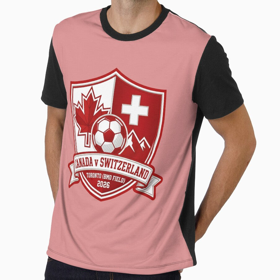 Canada Switzerland Soccer Match 2026 Crest Athletic Vibe by Pride Emblem Prints