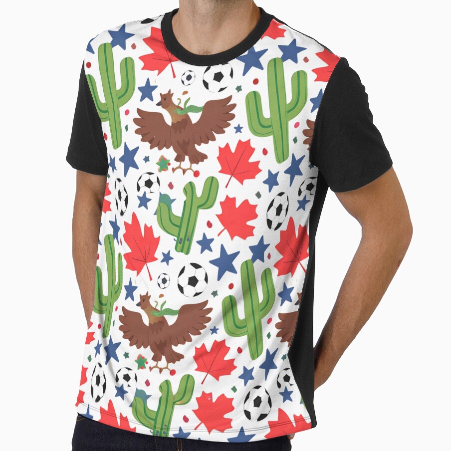 North America 2026 Soccer Pattern - USA Canada Mexico Unity by Velustro Shop