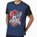 Turkiye vs USA Soccer Match 2026 Commemorative Crest by Pride Emblem Prints