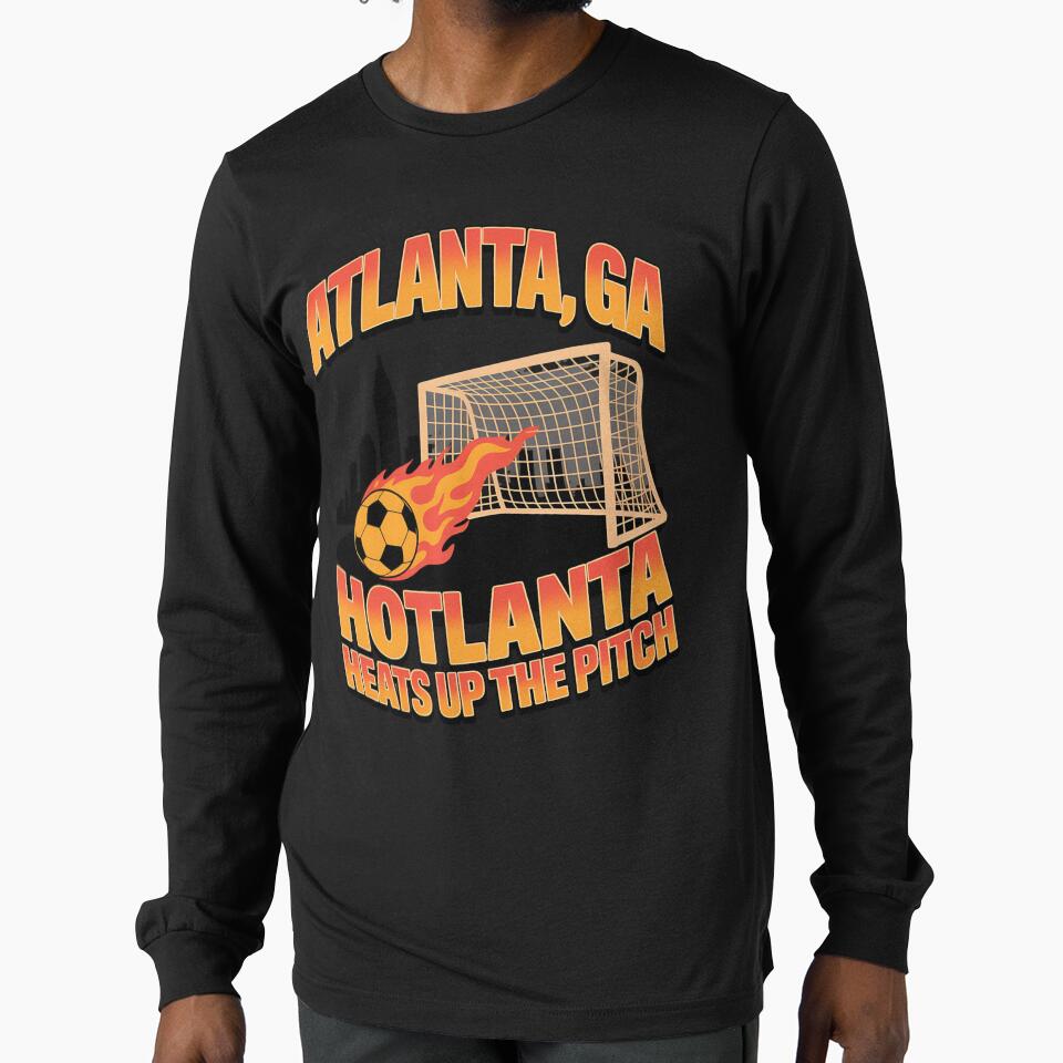 2026 soccer city - Atlanta GA - soccer host city - american soccer fan - soccer supporter - red white and blue - national pride - soccer hype - soccer fan gear - soccer watch party by JansenGS