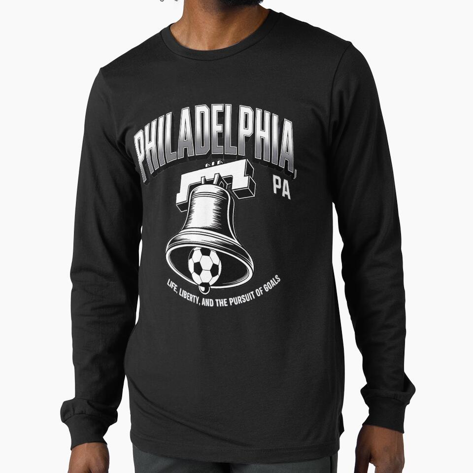 2026 soccer city - Philadelphia PA - soccer host city - american soccer fan - soccer supporter - red white and blue - national pride - soccer hype - soccer fan gear - soccer watch party by JansenGS