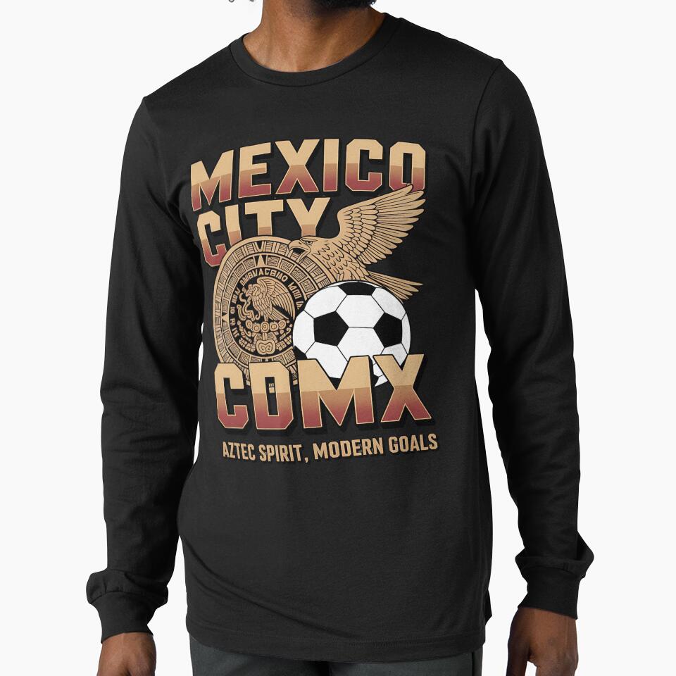 2026 soccer city - Mexico city - soccer host city - american soccer fan - soccer supporter - red white and blue - national pride - soccer hype - soccer fan gear - soccer watch party by JansenGS