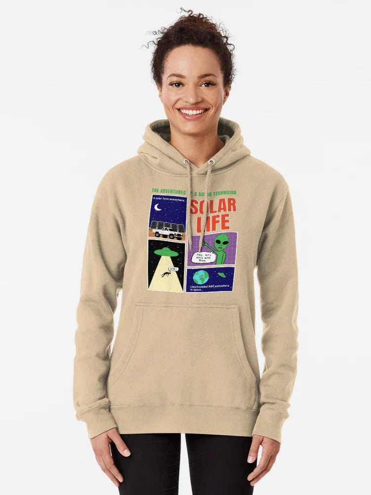 Solar Technician Alien Invasion Classic T-Shirt