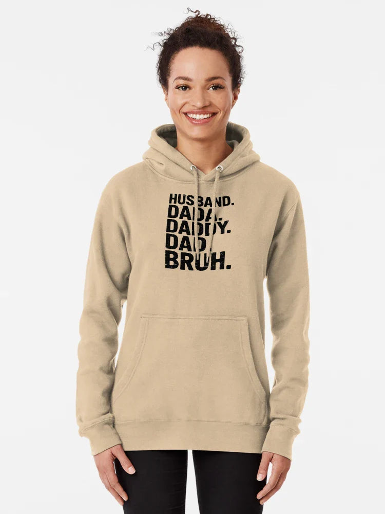 Husband Dada Daddy Dad Bruh Shirt. Funny Fatherhood Evolution Gift for Dad. Classic T-Shirt