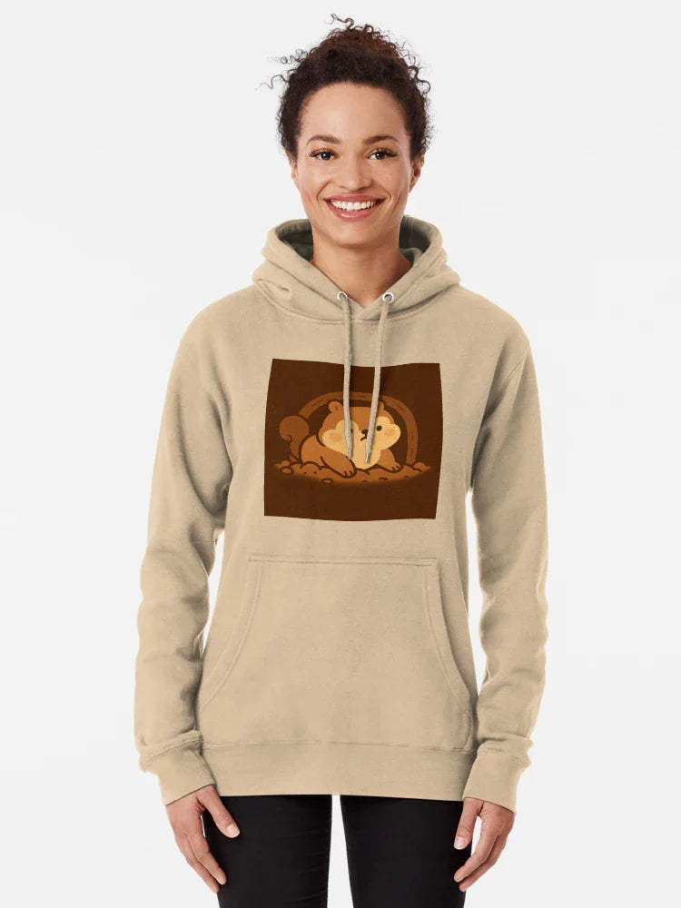 Funny Squirrel Mole Retreat Back In Animal Art Classic T-Shirt