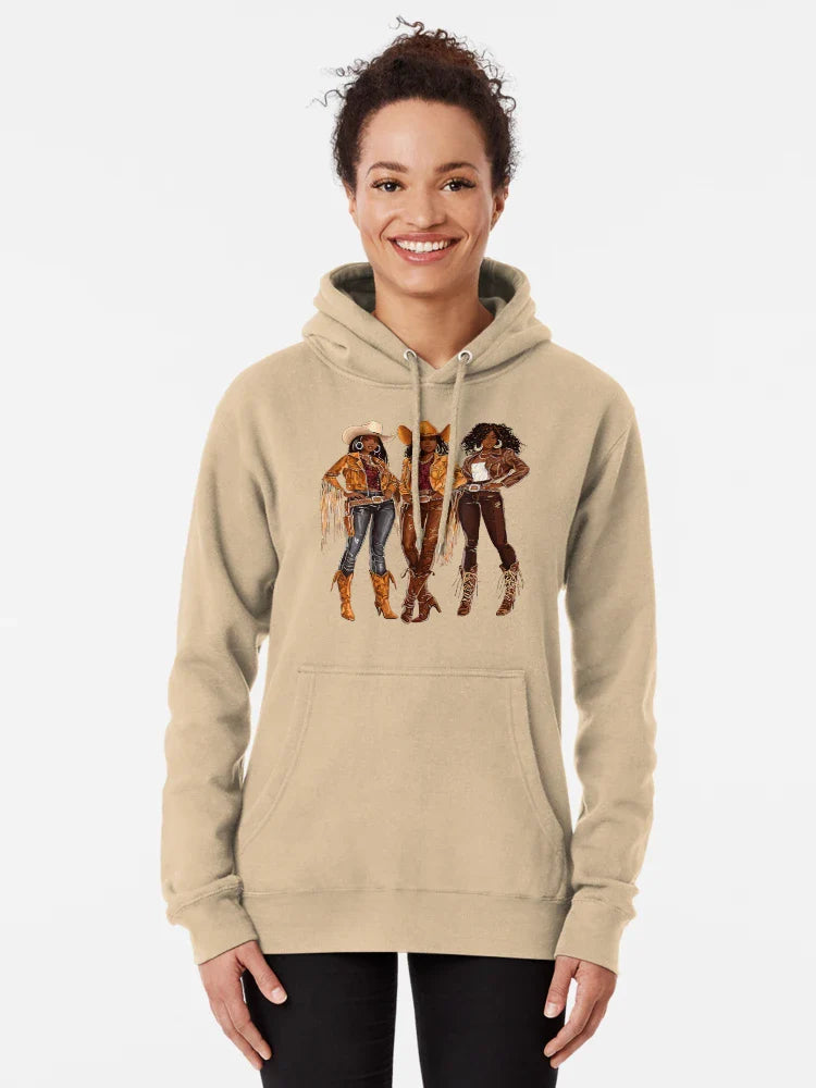 Black African American Cowgirl Western Country Texas Rodeo Classic T-Shirt